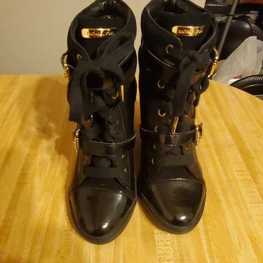 Michael Kors "Skid Wedge Sneaker"